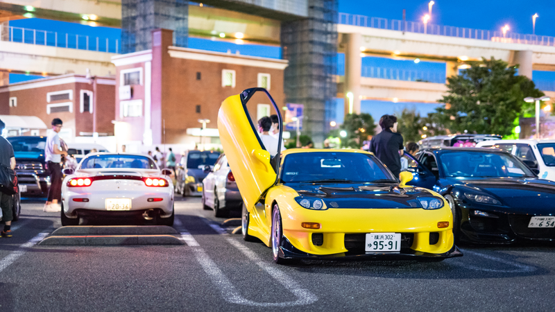 Illustration for article titled Here’s How Japan Does a Giant Mazda Rotary Party